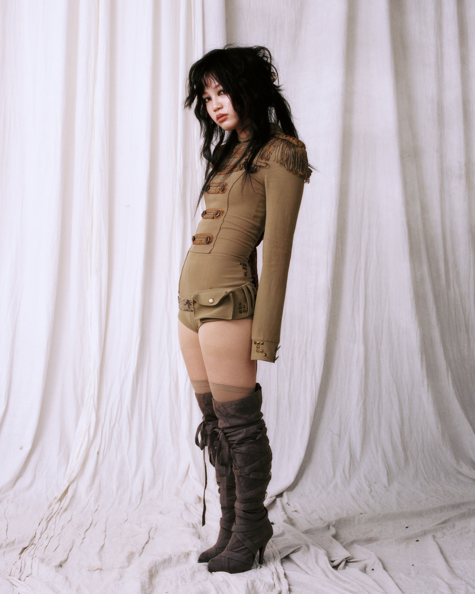 Mio Okagaki — Regiment Bodysuit, three-quarter angle